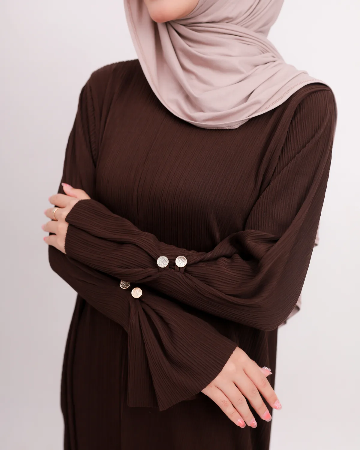 Zhafira Abaya Knit Premium